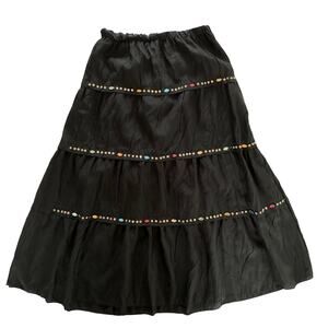 Y2K jeweled maxi skirt